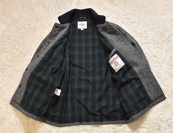 GOLDEN BEAR × HARRIS TWEED スタジアムジャンパー ブルゾン スイング 