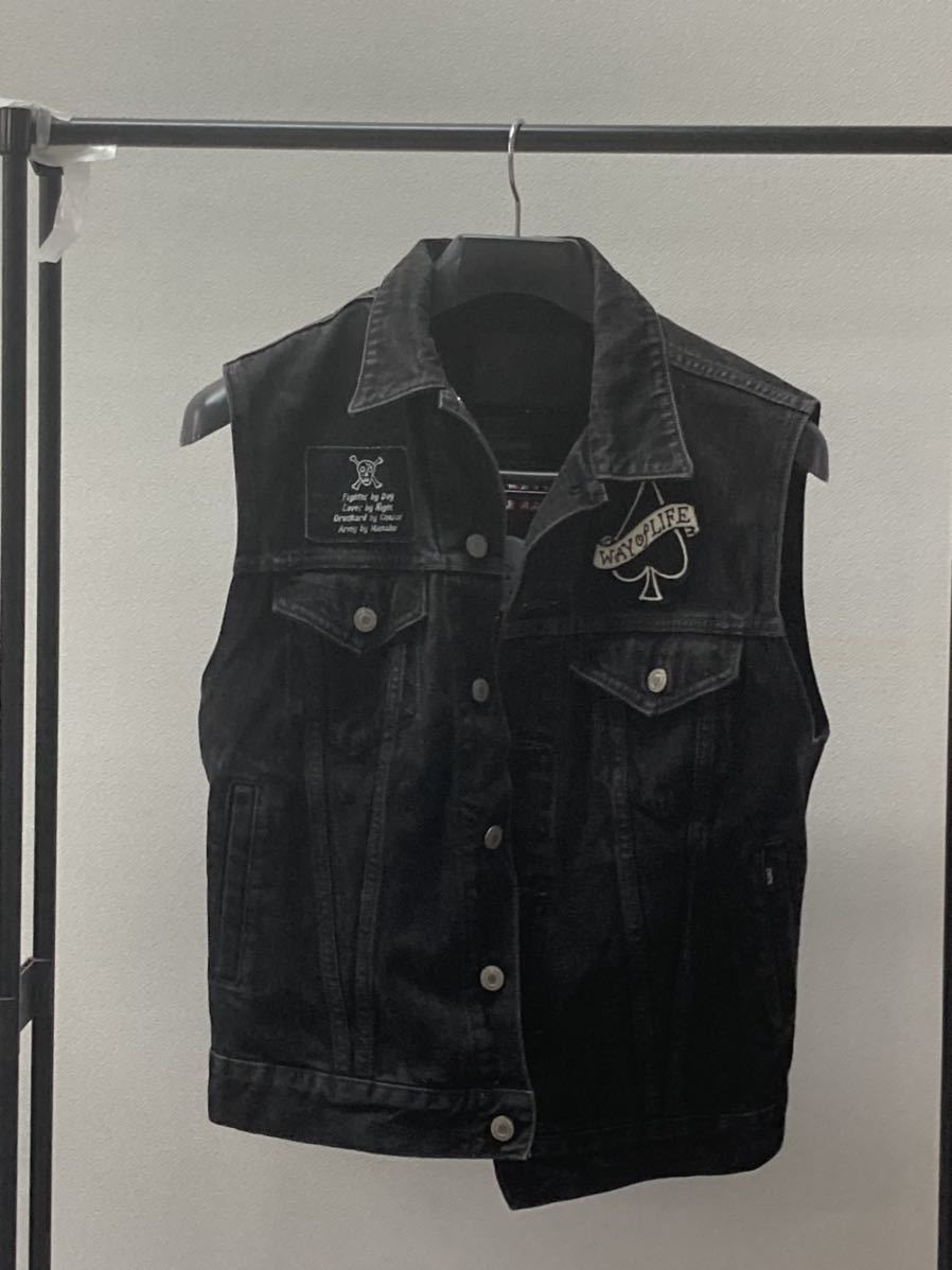 RATS ラッツ　ratsデニムベスト ブラックデニム　ネイバー　wtaps m&m