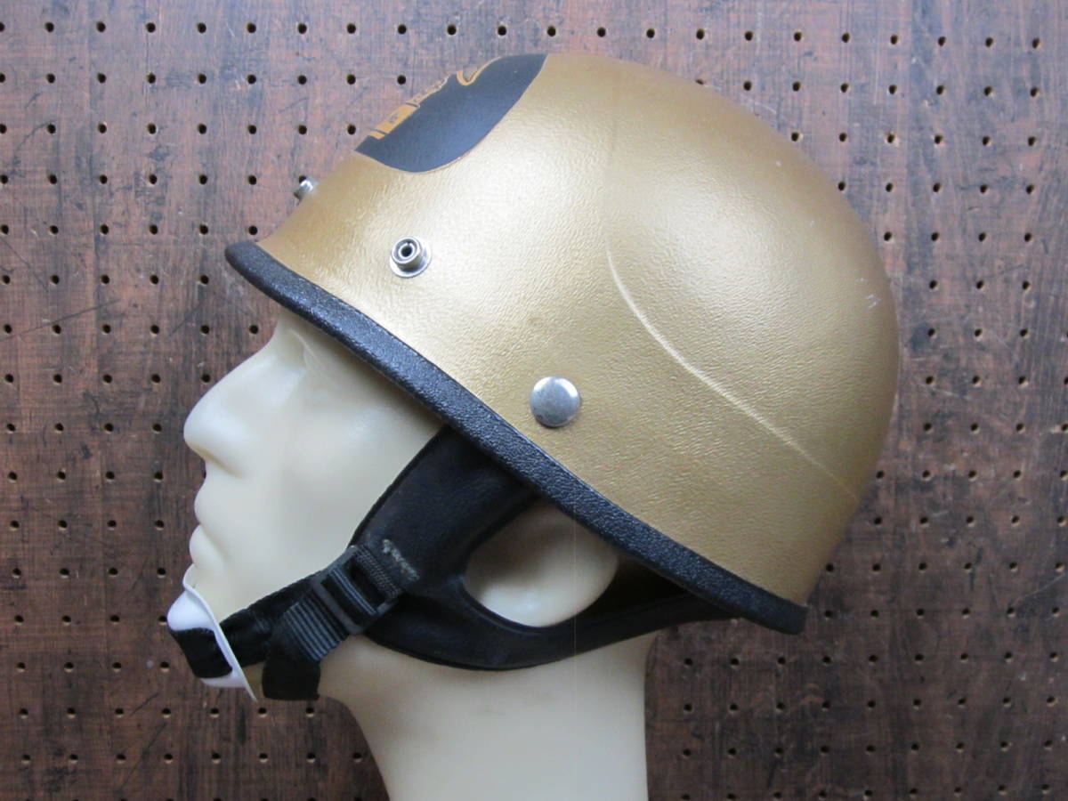 60s 70s 当時物◇BUCO ライオット ハーフヘルメット ビンテージ ポリス 