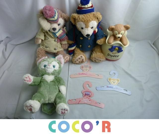 【同梱可】良品 ディズニー ダッフィー シェリーメイ ジェラトーニ ダッフルコート 他 ぬいぐるみSサイズ コスチュー