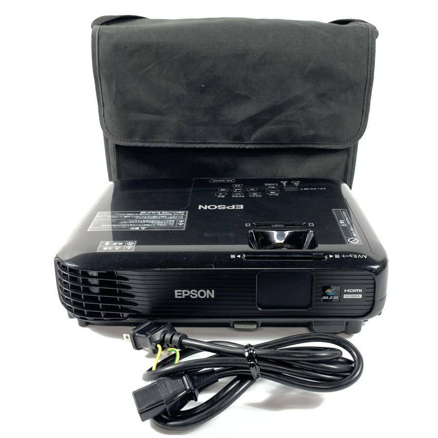 EPSON ビジネスプロジェクターEB-W420　本体＋電源コード EPSON エプソン EB-W420 LCDプロジェクター 電源コード/キャリング