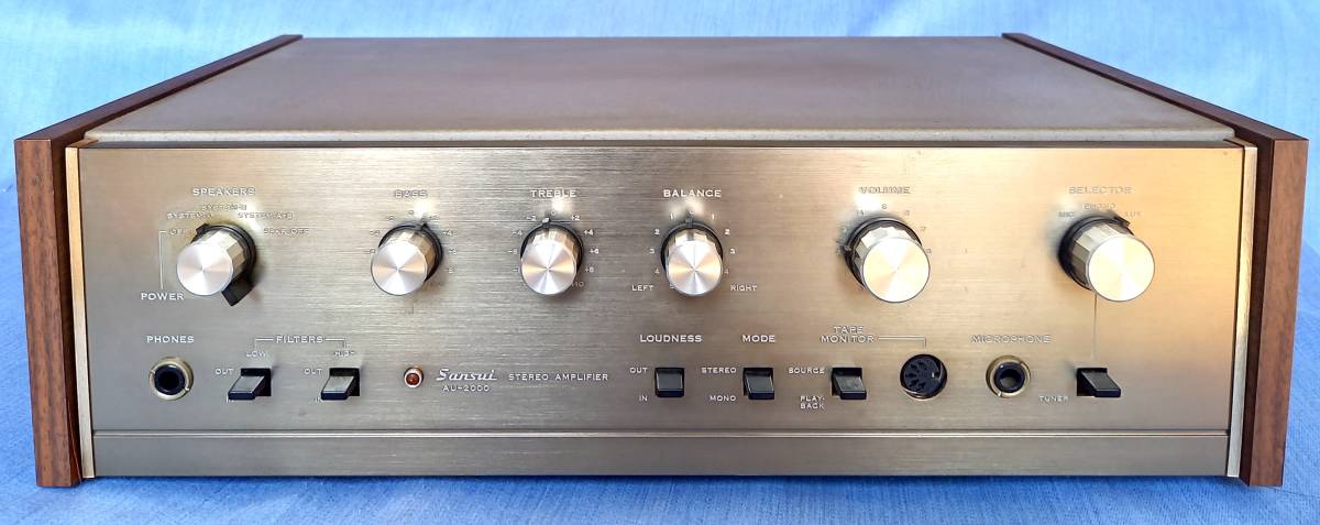 Sansui AU-2000 ステレオアンプ 動作品　音出し確認済　山水サンスイ サンスイ◇AU－2000◇動作確認済み サンスイ アンプ 【公式通販】