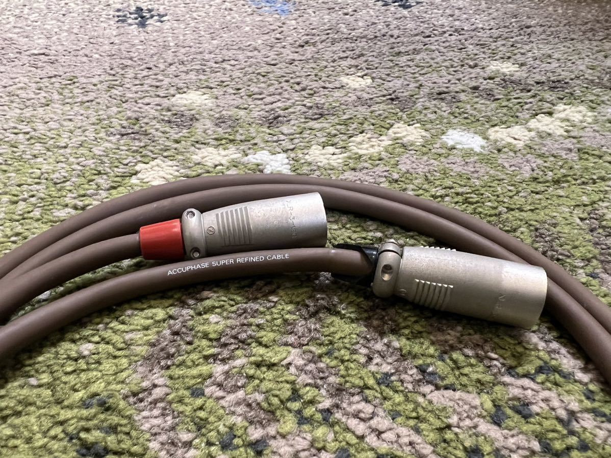 ACCUPHASE SUPER REFINED CABLE XLRケーブル 長さ 1 m 音響用ケーブル