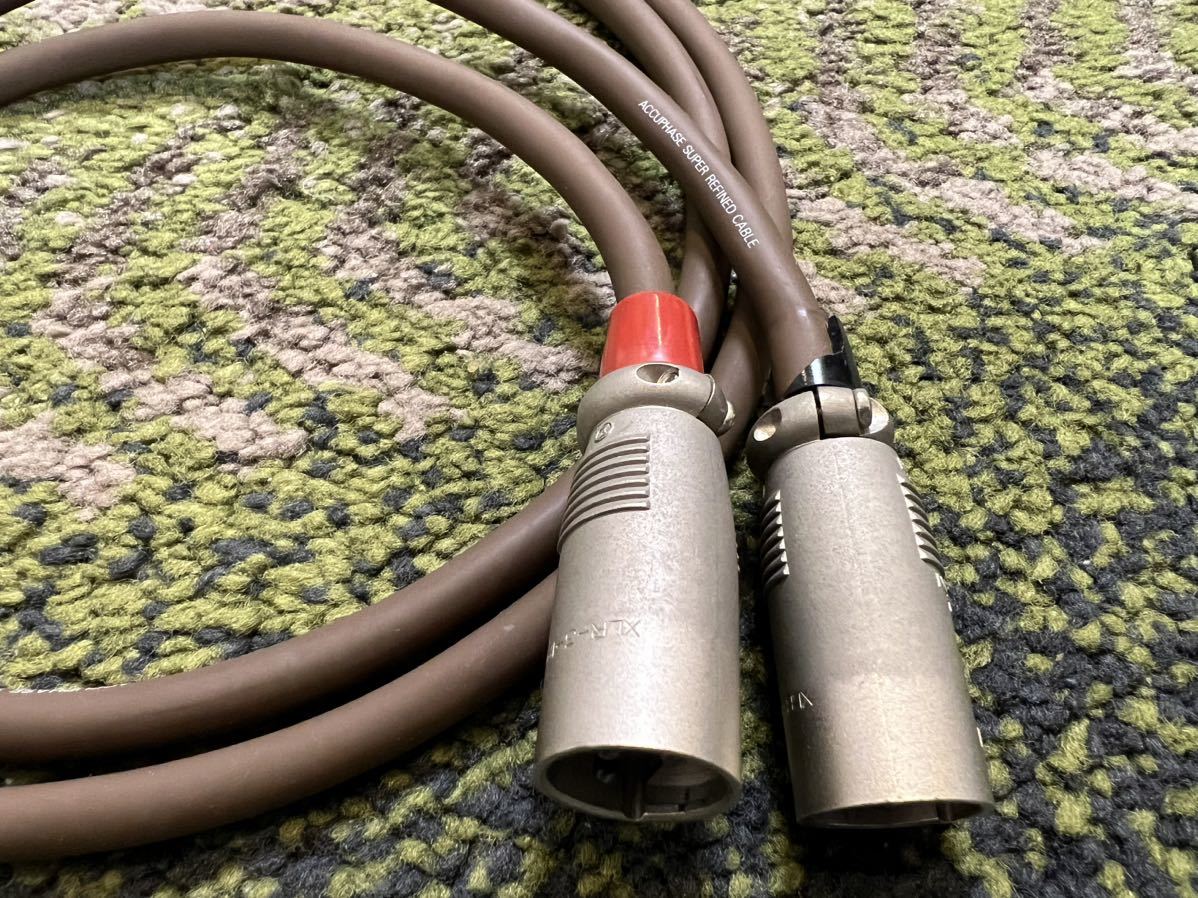ACCUPHASE SUPER REFINED CABLE XLRケーブル 長さ 1 m 音響用ケーブル