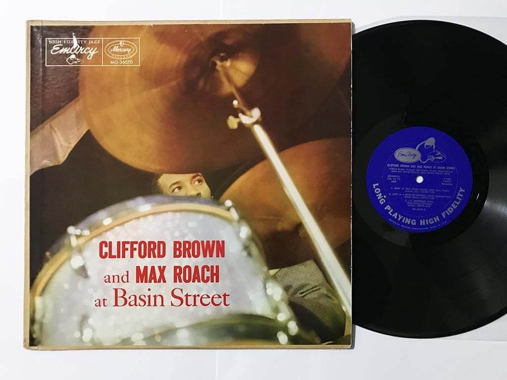 US ORIG LP■Clifford Brown / Max Roach■At Basin Street■Emarcy 青ドラマー・ラベル アメリカ盤 オリジナル モノラル【試聴あり】