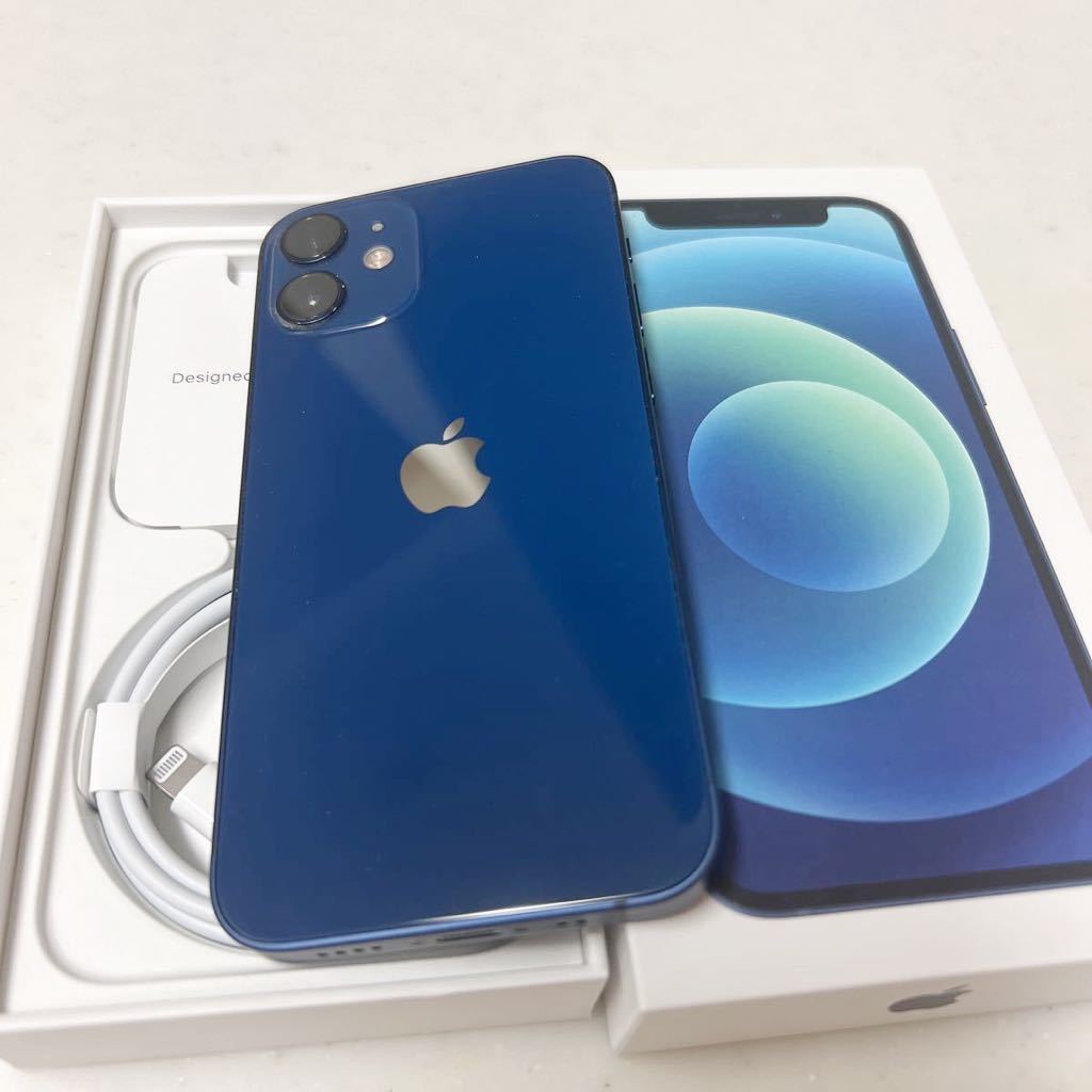 iPhone 12 mini ブルー 128 GB SIMフリー 青 iPhone 12 mini 128GB SIM
