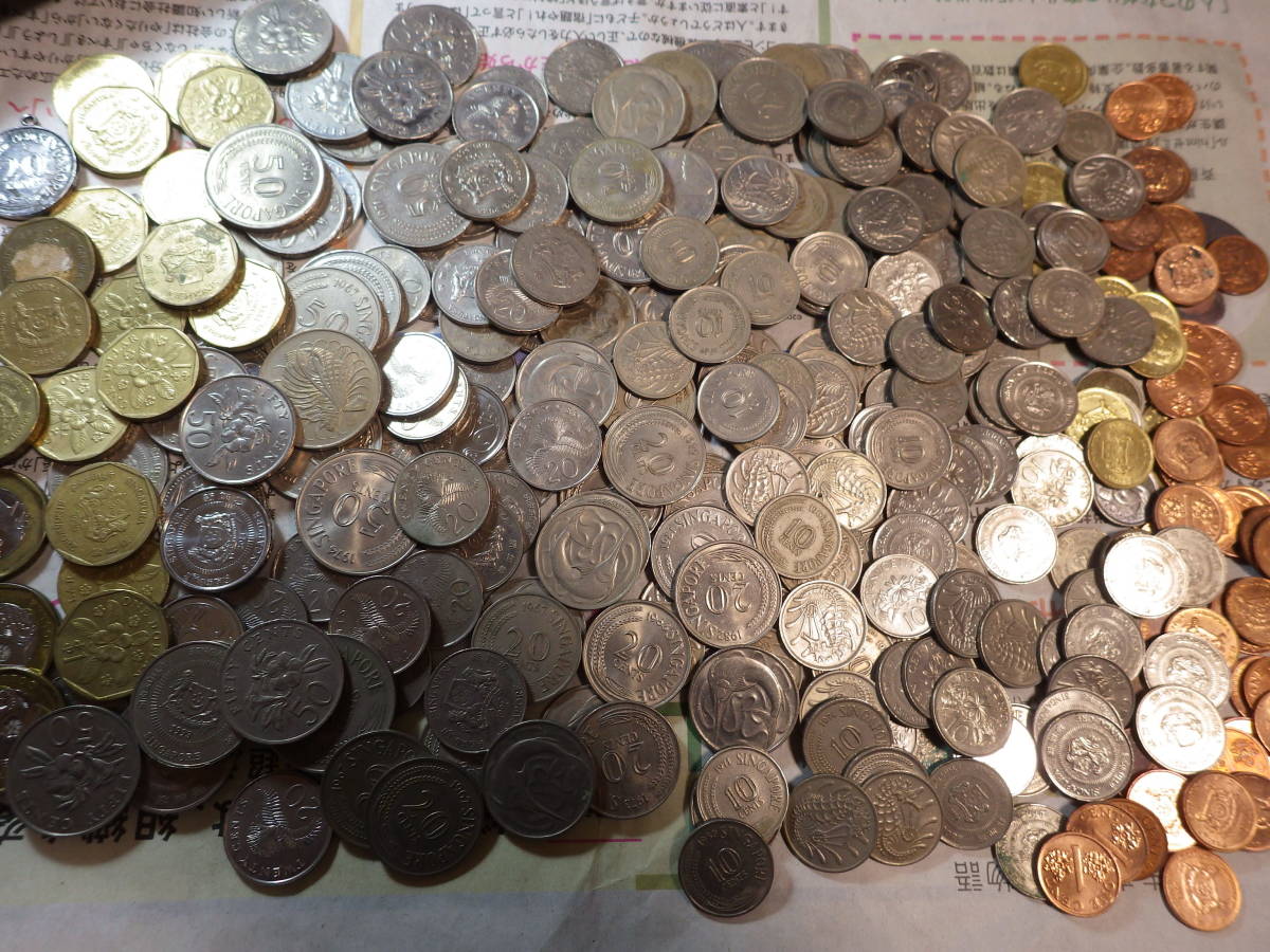Yahoo!オークション (貨幣) シンガポール 「シンガポール1ドル硬貨 