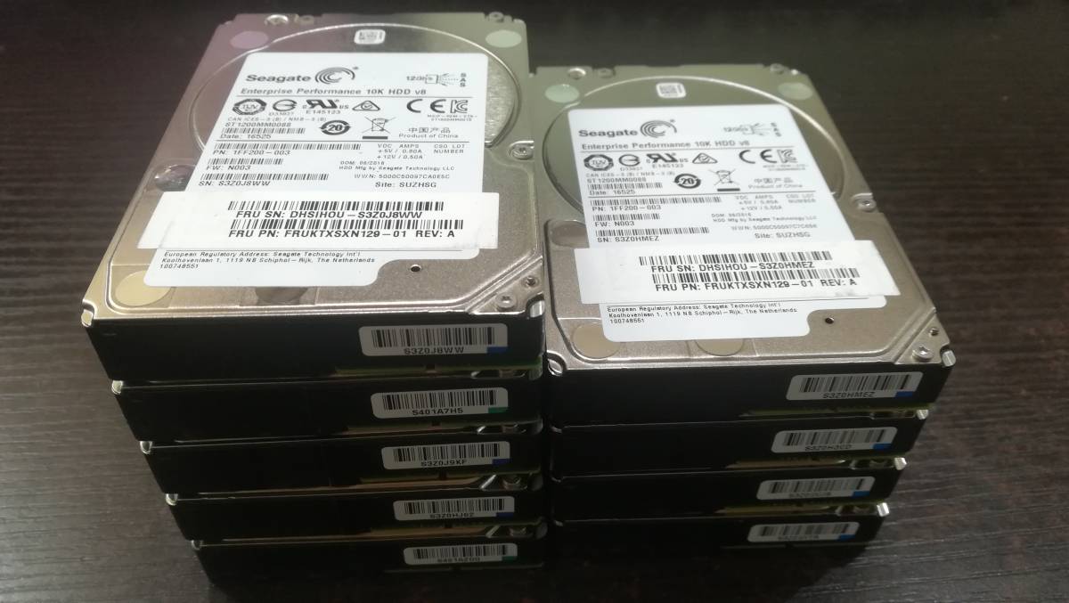 動作品♪】Seagate ST1200MM0088 [1.2TB/1200GB SAS] 2.5インチ HDD 9