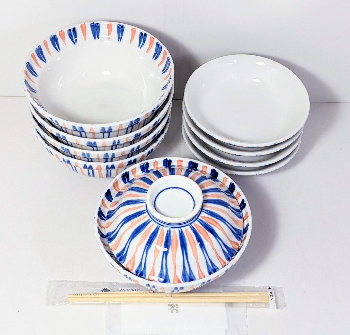 蓋つき どんぶり （カツ丼サイズ）未使用 5セット！(丼)｜売買された