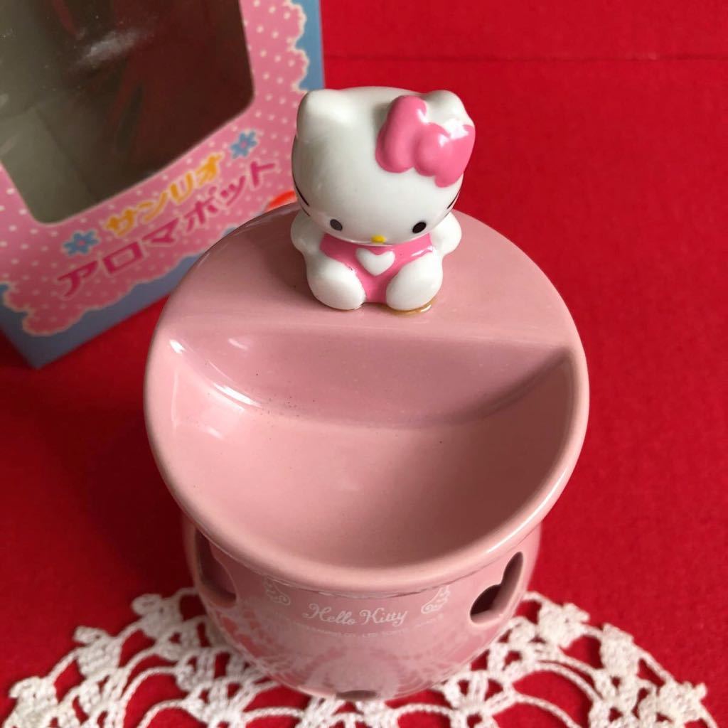 キティ◇ハローキティ◇陶器製◇アロマポット 香炉 お香立て