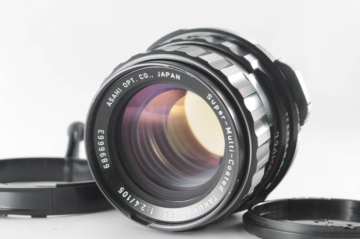 ☆貴重美品☆ Super-Multi-Coated TAKUMAR 6X7 F2.4 105mm ASAHI Super