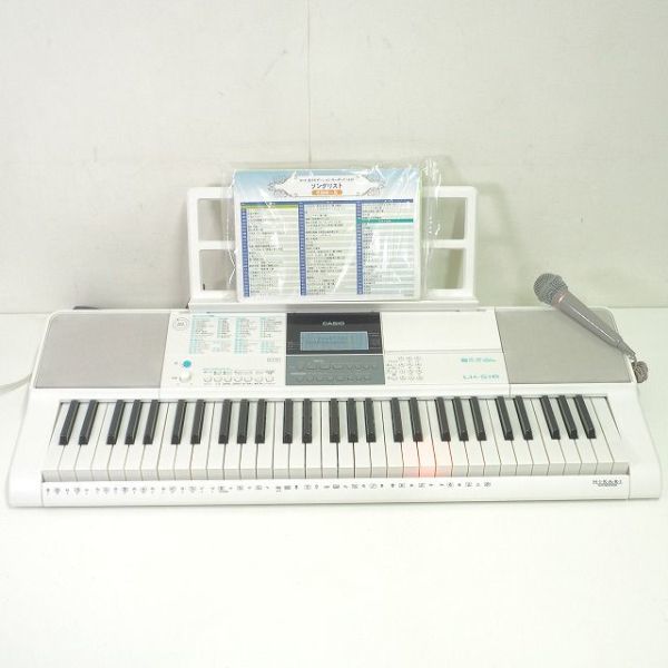 CASIO LK-516 光ナビゲーションキーボード 電子ピアノ 2019年製 61鍵盤 楽器/160サイズ