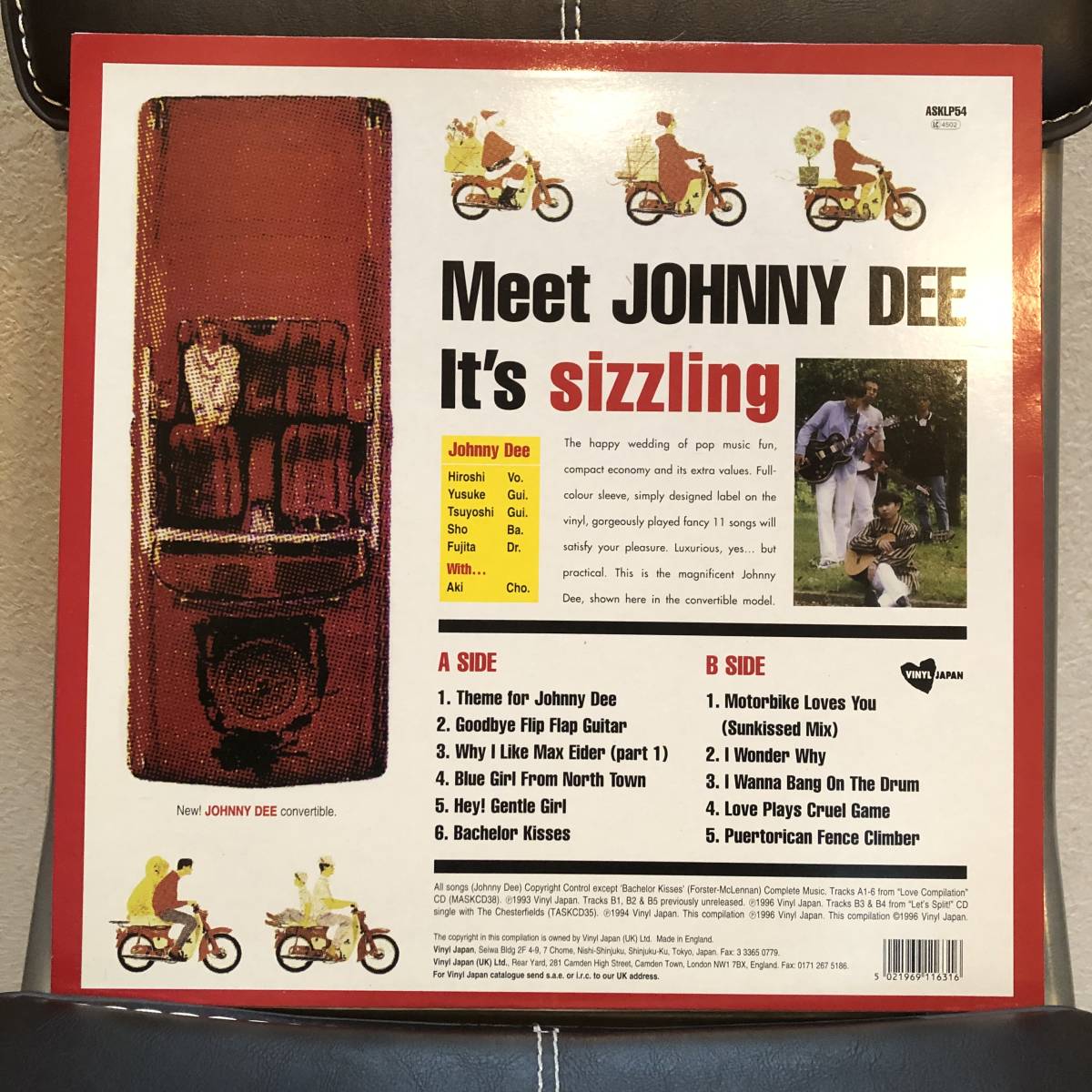 ☆激レア未使用・アナログLPレコード◇Johnny Dee / Love Compilation 