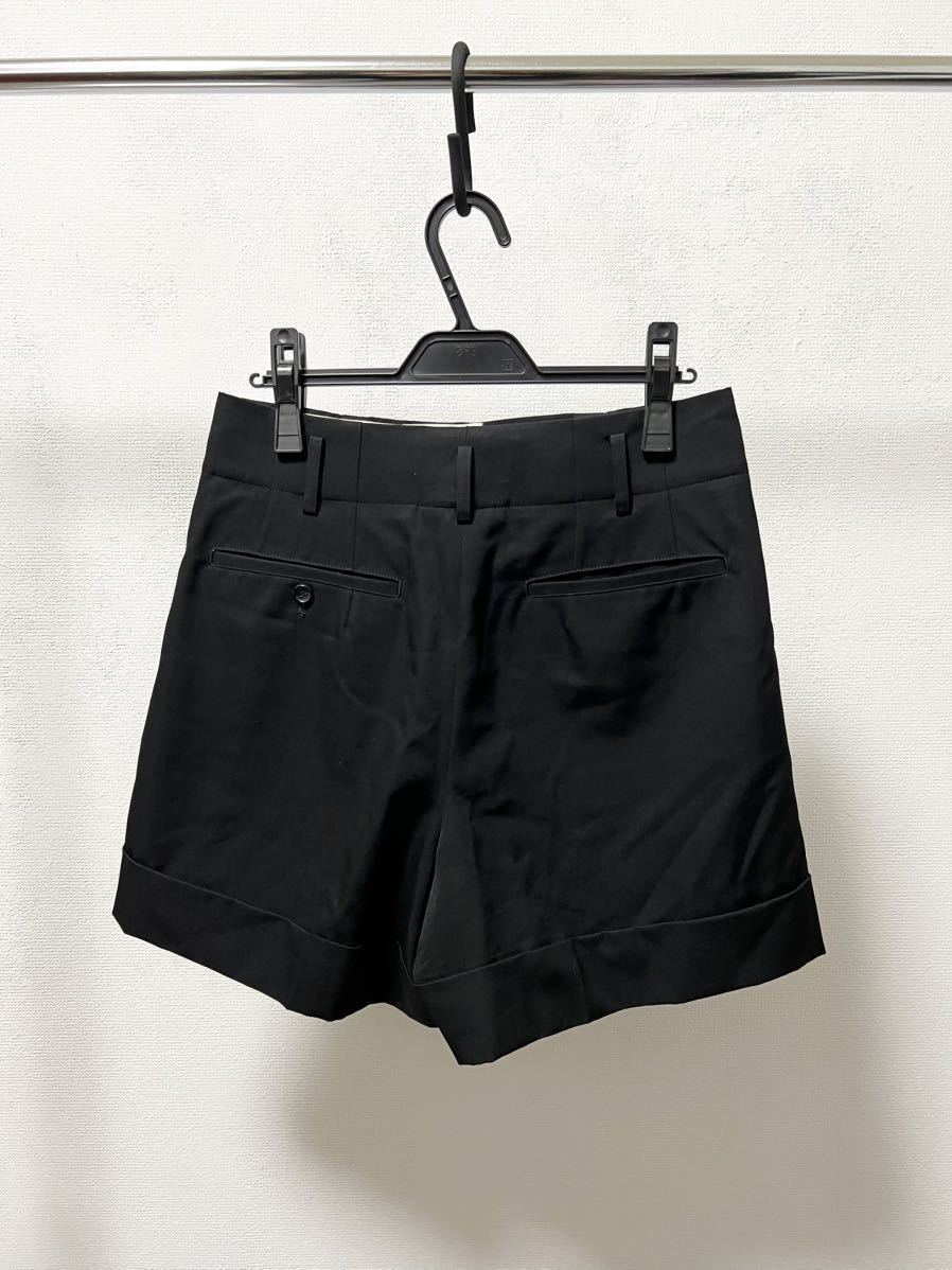 C0MME des GARSONS キュロットパンツアシンメトリーS 希少 COMME des GARCONS キュロット パンツ ダブル 黒 XS サイズ