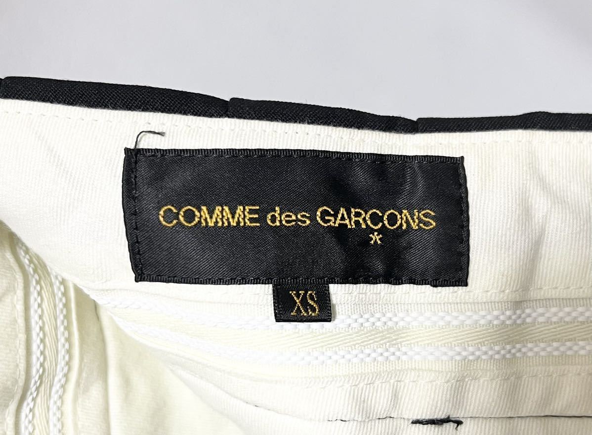 希少 COMME des GARCONS キュロット パンツ ダブル 黒 XS サイズ