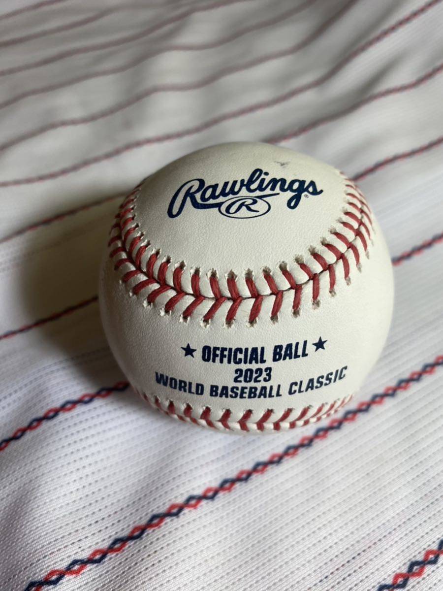 2023WBC米国キャプテン マイクトラウト直筆サインボールWBC 2023