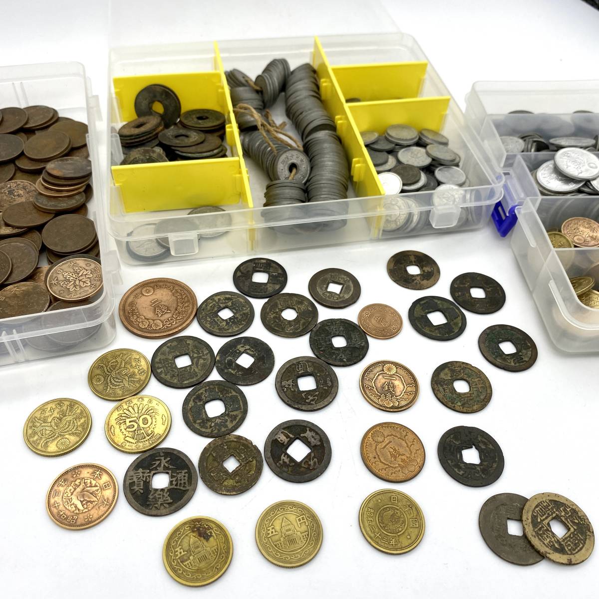 HY0211■古銭 旧硬貨 まとめ 熈寧元寳 1068年 嘉定通寳 1208年 咸平元寳 998年 祥符元寳 1659年 紹聖元寳 1659年 乾隆通寳 1736年 元通通寳