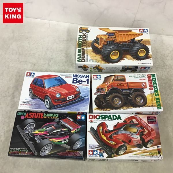 【正規品，お買い得】 1円〜 タミヤ ミニ四駆 メルセデス ベンツ ウニモグ マンモス ダンプ ディオスパーダ他(ミニ四駆)｜売買されたオークション情報、yahooの商品情報をアーカイブ公開 - オークファン ミニ四駆