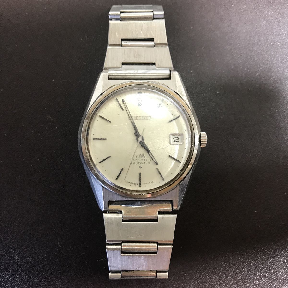 SEIKO Lord Matic メンズ腕時計 5605-7020 自動巻き LM 稼動品