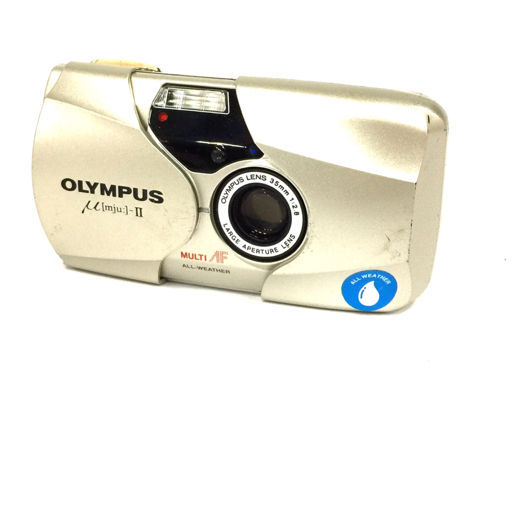 1円 OLYMPUS μ- コンパクトフィルムカメラ 動作確認済み C7058 OLYMPUS
