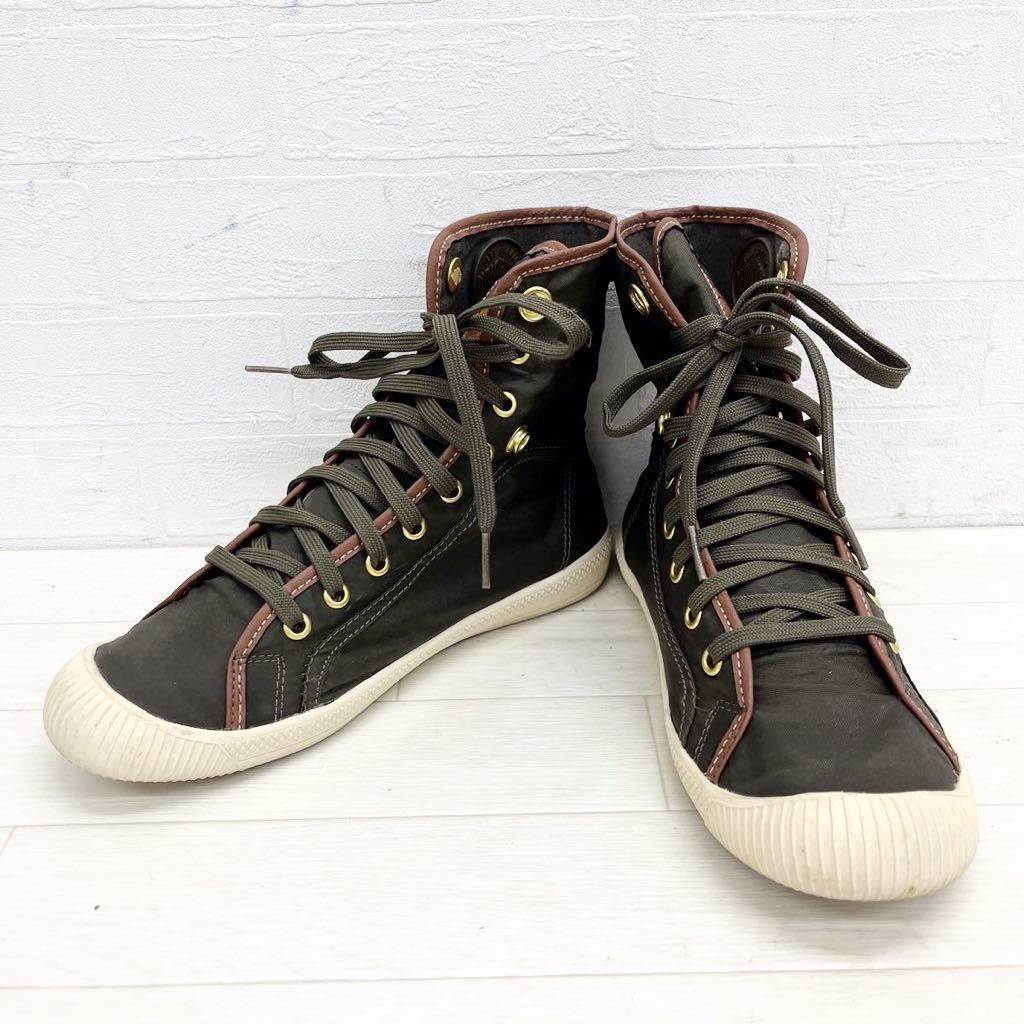 973◎ PALLADIUM パラディウム 靴 シューズ スニーカー ハイカット フラット ソール 8ホール カジュアル カーキー レディース24.5