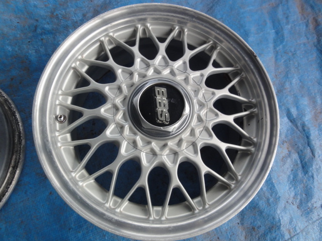 軽量 鍛造BBS RG 14インチ6J +45 100/4H ハブ径 約54mm 4本セット(社外
