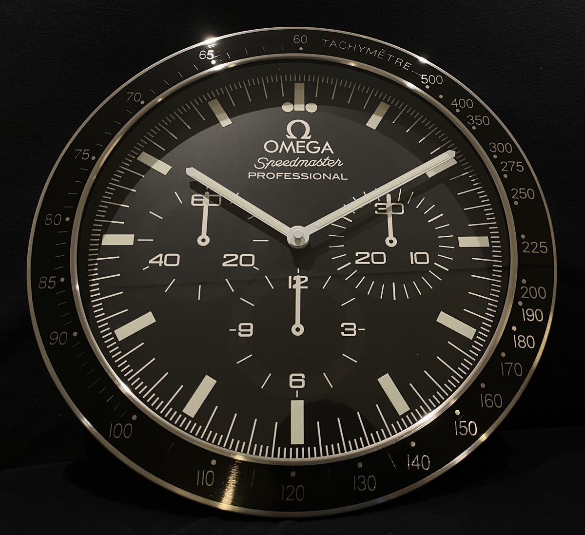 新品未使用 オメガ OMEGAスピードマスター 店舗用 掛け時計
