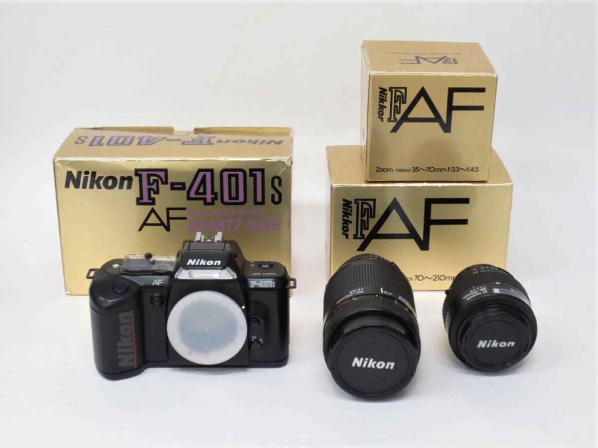 4-61】 Nikon ニコン F-401s 一眼レフ オートフォーカス レンズ2本 