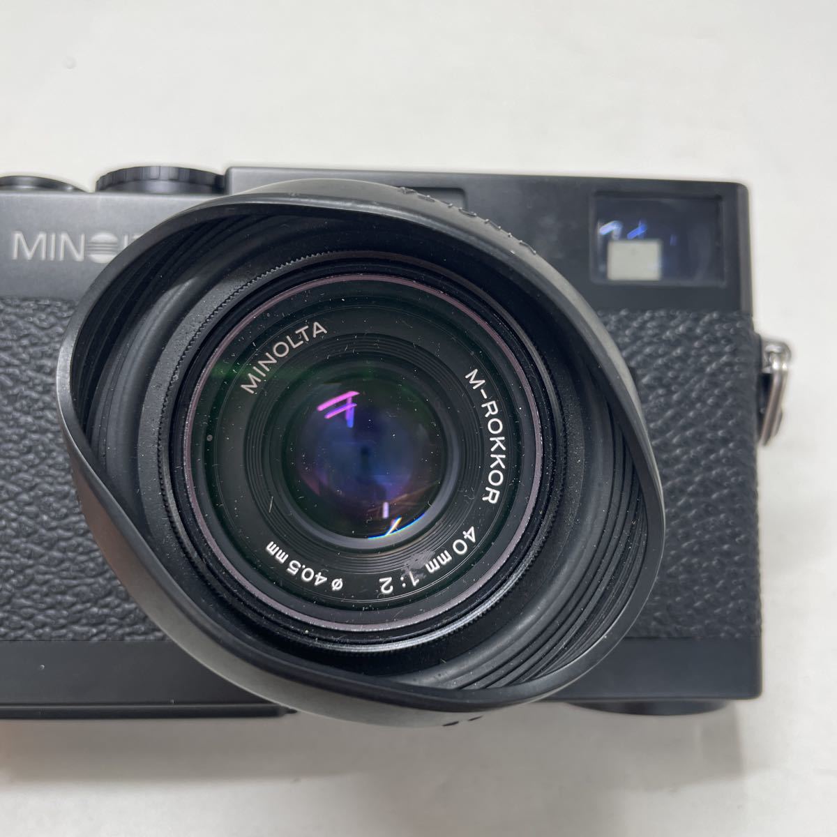 ジャンク/返品不可 MINOLTA CLE M-ROKKOR 40mm F2 #i41046 j5 SX-70