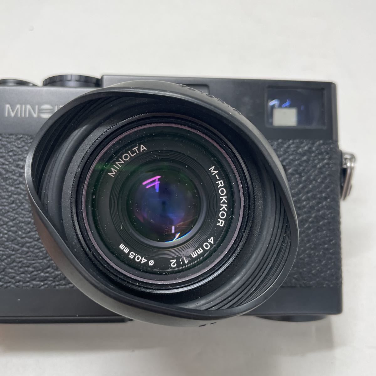 ジャンク/返品不可 MINOLTA CLE M-ROKKOR 40mm F2 #i41046 j5 SX-70