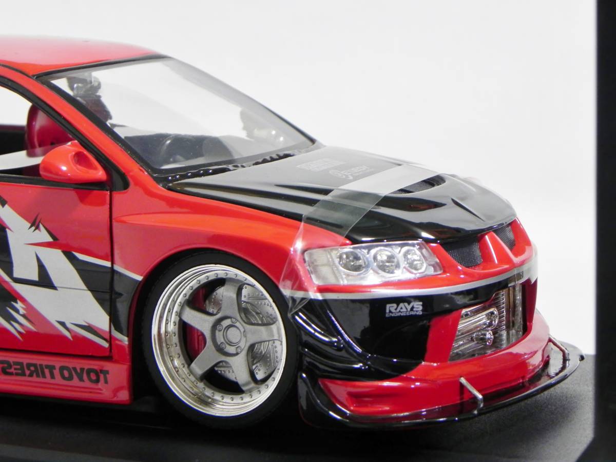Jada Toys 1/18 三菱 ランサー エボリューション Ⅷ ワイルドスピード 