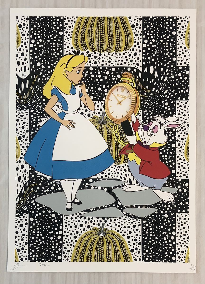 DEATH NYC 限定アートポスター【世界限定】不思議の国のアリス ALICE 