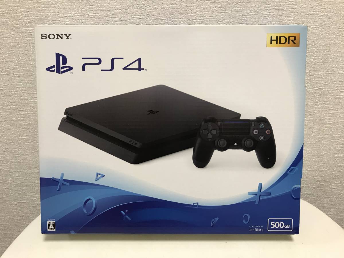 新品未使用★SONY PlayStation4 PS4 CUH-2200A B01 本体 500GB ブラック ★