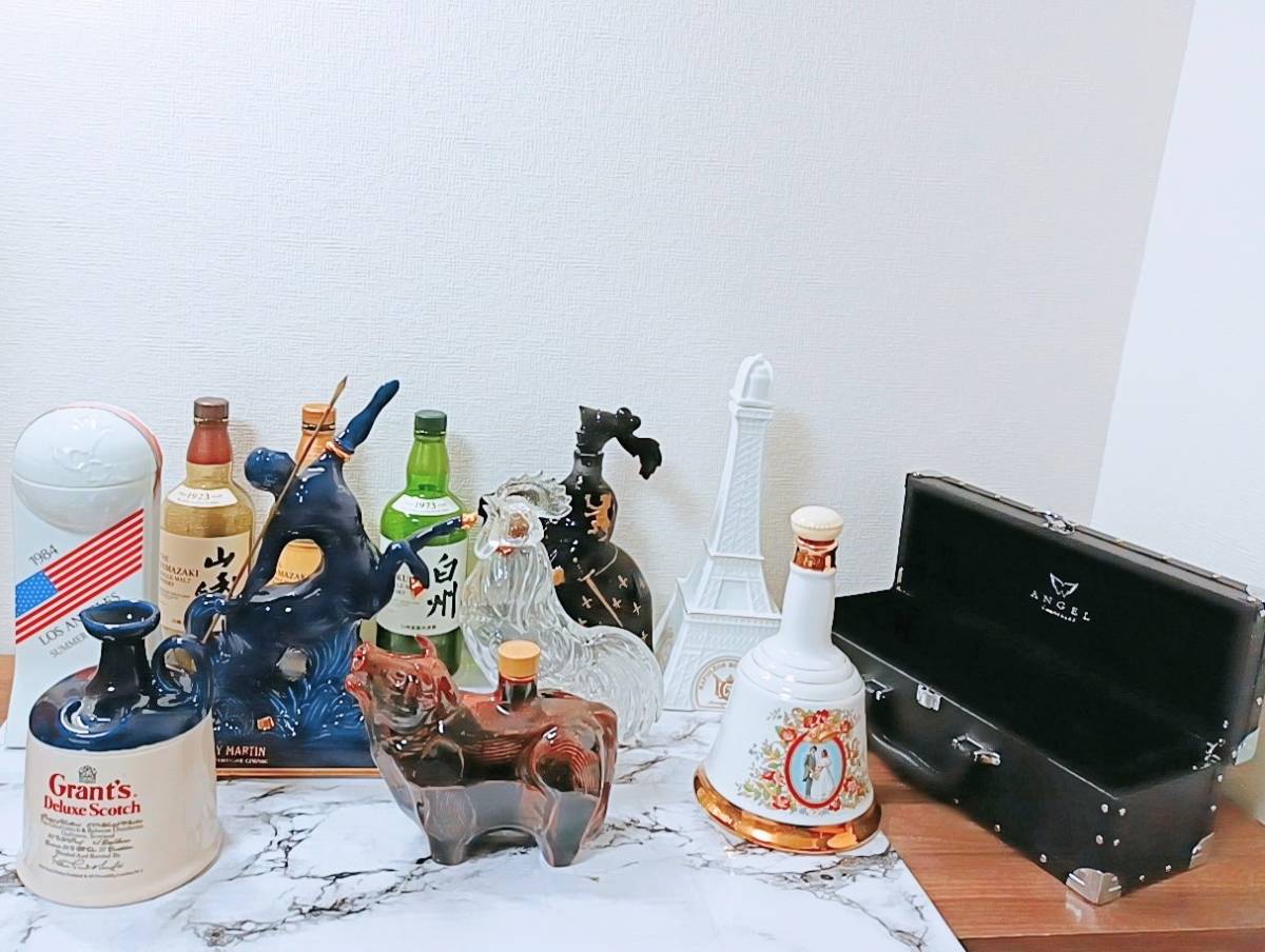 NN0808 716 中古 シャンパンケース 空き瓶 おまとめ品 エンジェル 