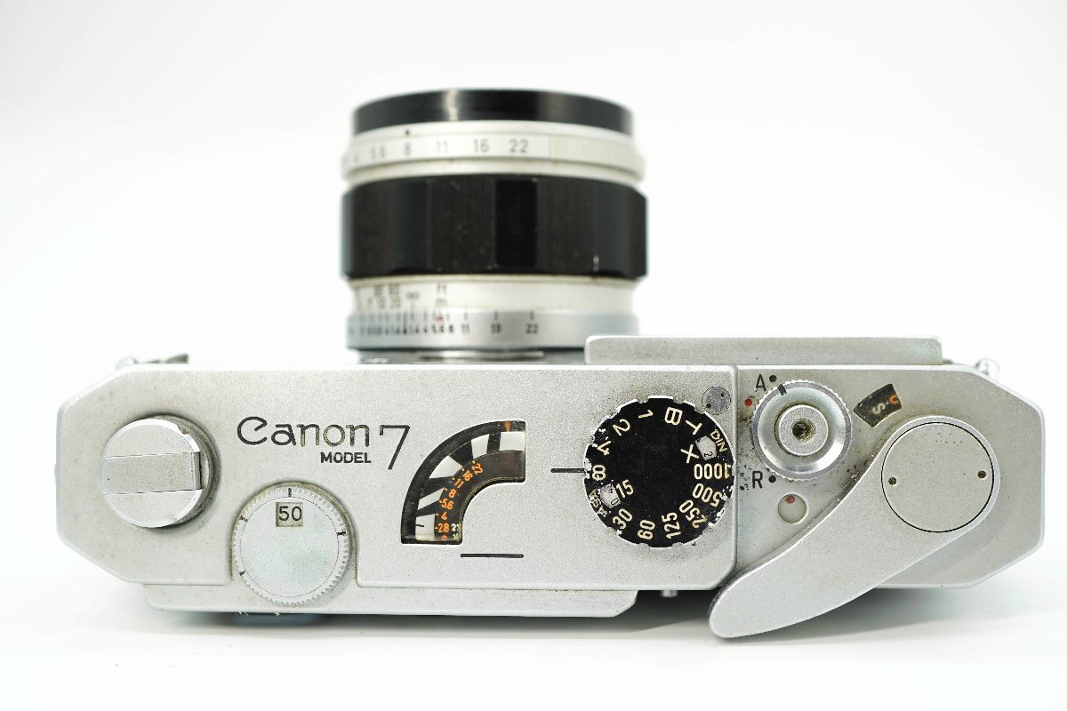1円～【中古】キヤノン Canon MODEL 7 + CANON LENS 50mm 1:1.4 L