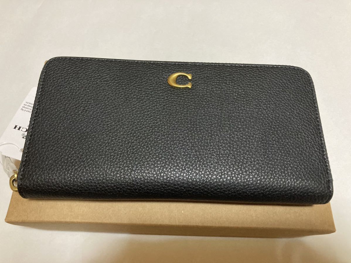 ジップ アコーディオン コーチ COACH ウォレット 長財布 □未使用 