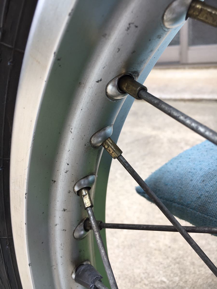 SR400 SR500 ヤマハ 18×1.85 曲がり無し リアハブ ヤマハSR500 リア
