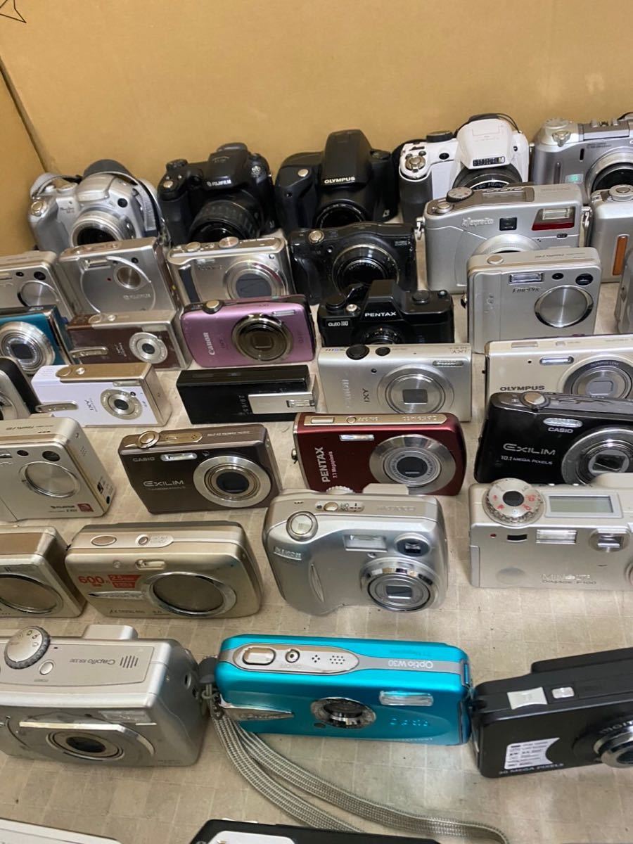 デジタルカメラOLYMPUS PENTAX Nikon SONY fujifilm canon64台まとめて