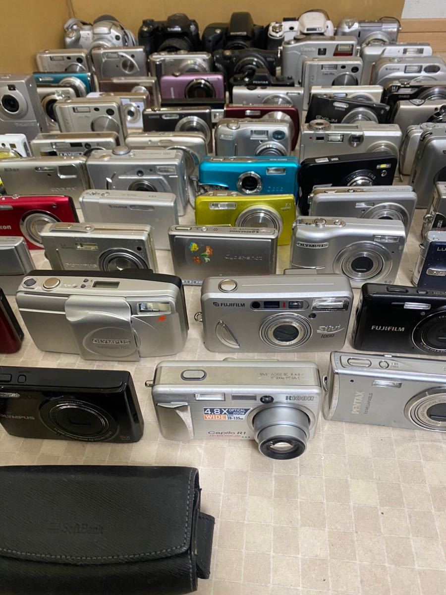 デジタルカメラOLYMPUS PENTAX Nikon SONY fujifilm canon64台まとめて