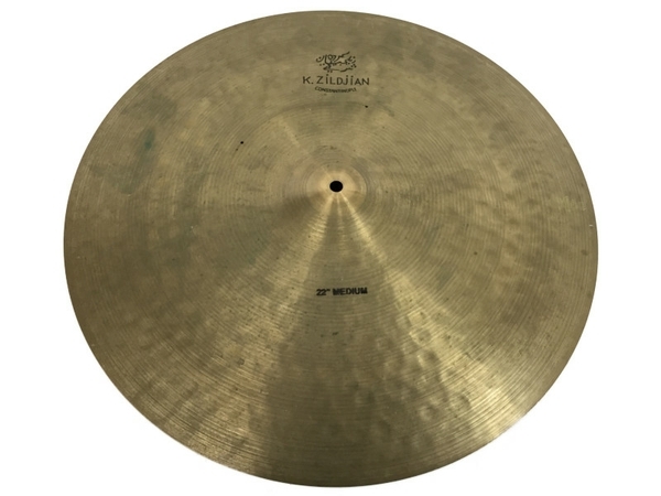 K.ZILDJIAN CONSTANTINOPLE 22”MEDIUM 割れありジルジャン シンバル