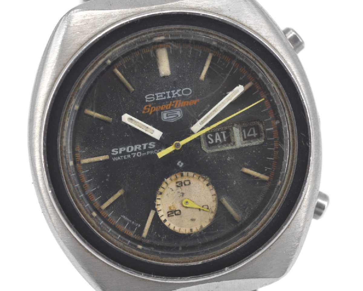 SEIKO】セイコー 5SPORTS Speed Timer スピードタイマー 6139-8001 
