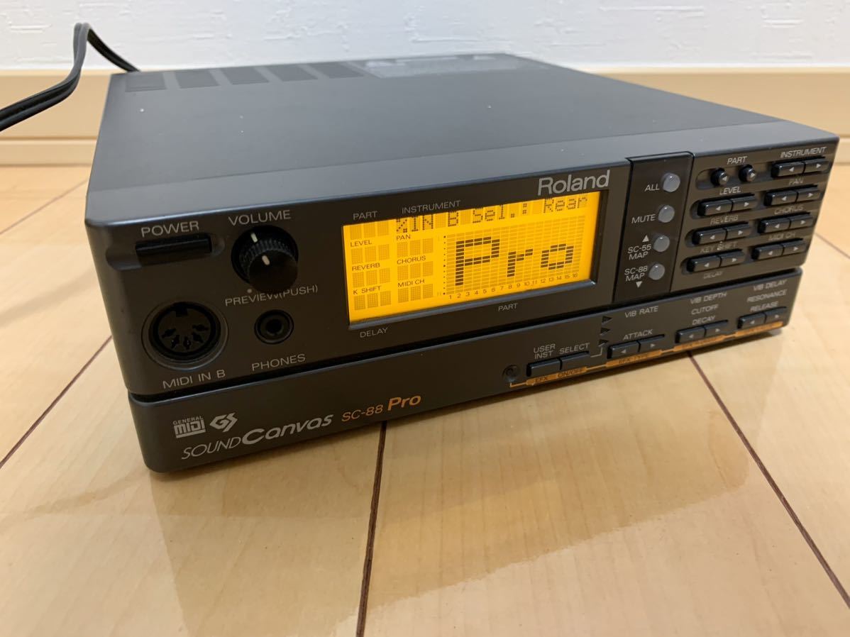 SC-88 Roland Canvas Sound Pro通電確認のみ SOUND Module