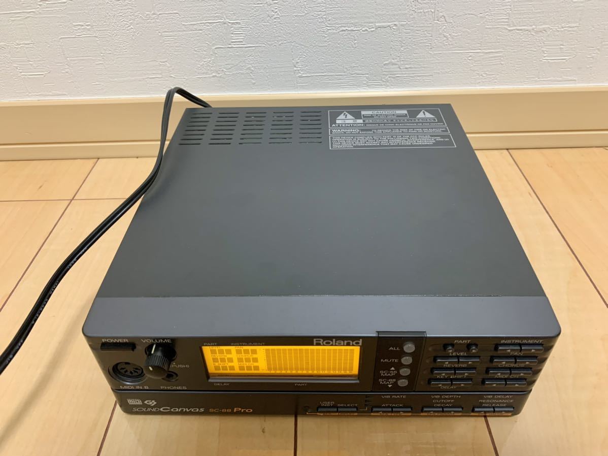 SC-88 Roland Canvas Sound Pro通電確認のみ SOUND Module