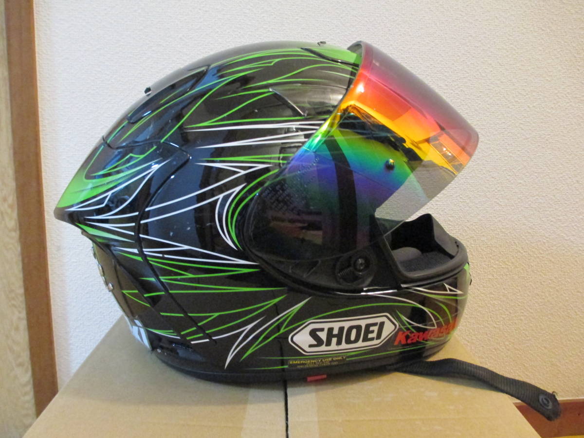 美品！】SHOEI X-twelve ショウエイ X-12 柳川 YANAGAWA2 ライム 
