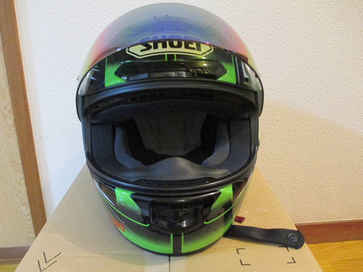 美品！】SHOEI X-twelve ショウエイ X-12 柳川 YANAGAWA2 ライム 