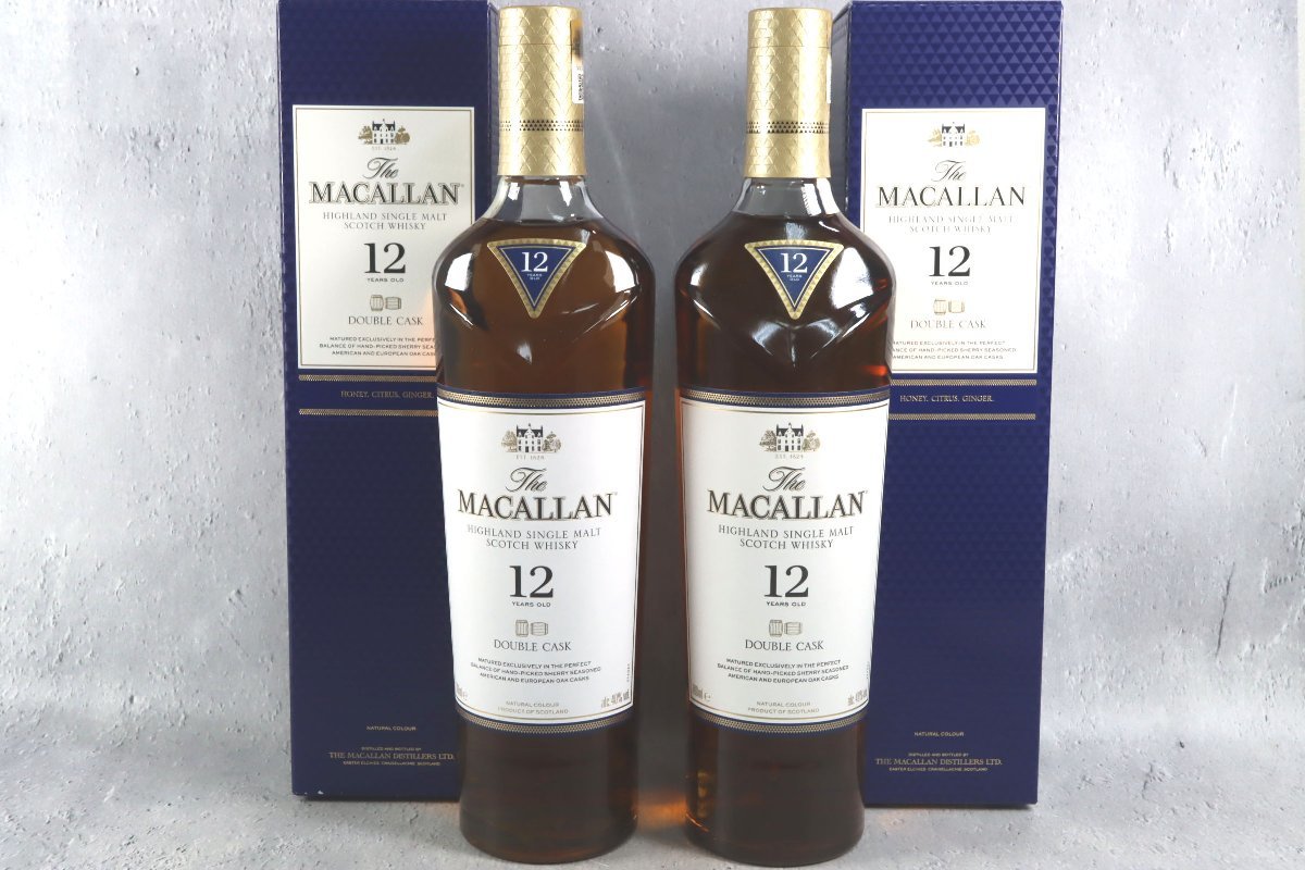 未開栓 THE MACALLAN 12 YEARS DOUBLE CASK SCOTCH WHISKY 40% 700ml