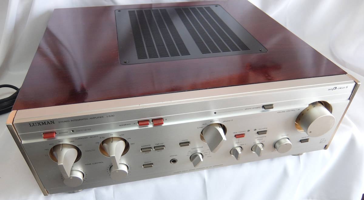 奇跡！フルレストア済美品！LUXMAN高級プリメインアンプL-530 超