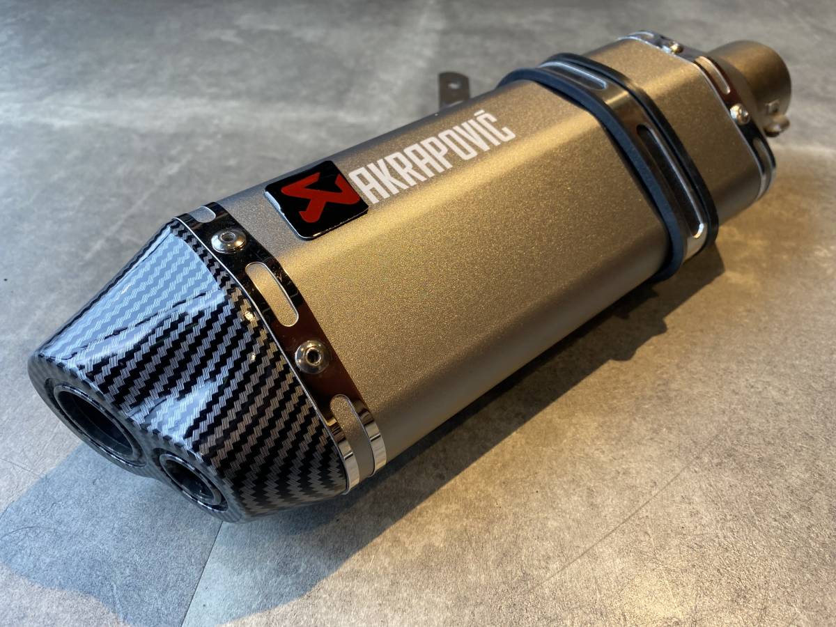 KAWASAKI/カワサキ Z125PRO KOライトニングマフラー 改アクラポビッチ 