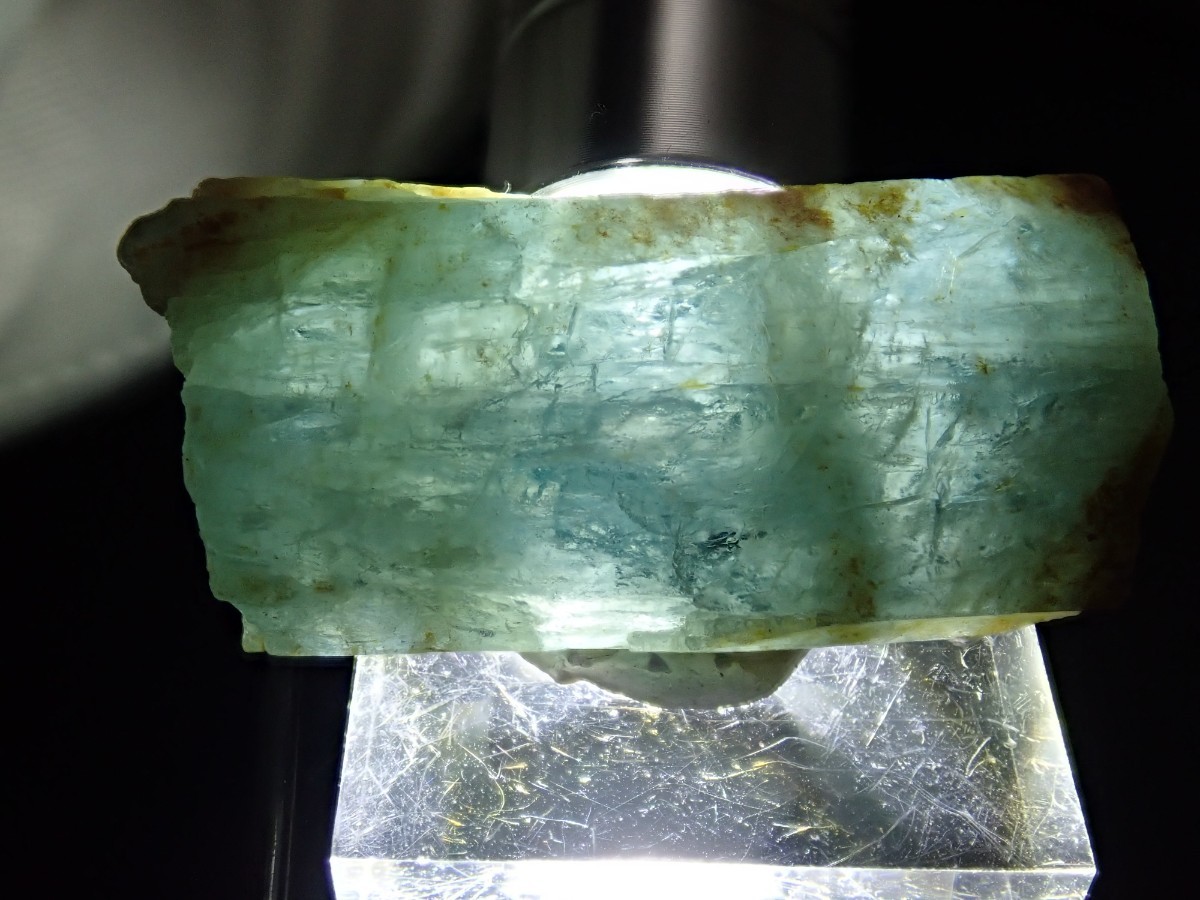 大結晶 16g ナミビア産アクアマリン 藍柱石 原石 標本(原石)｜売買され