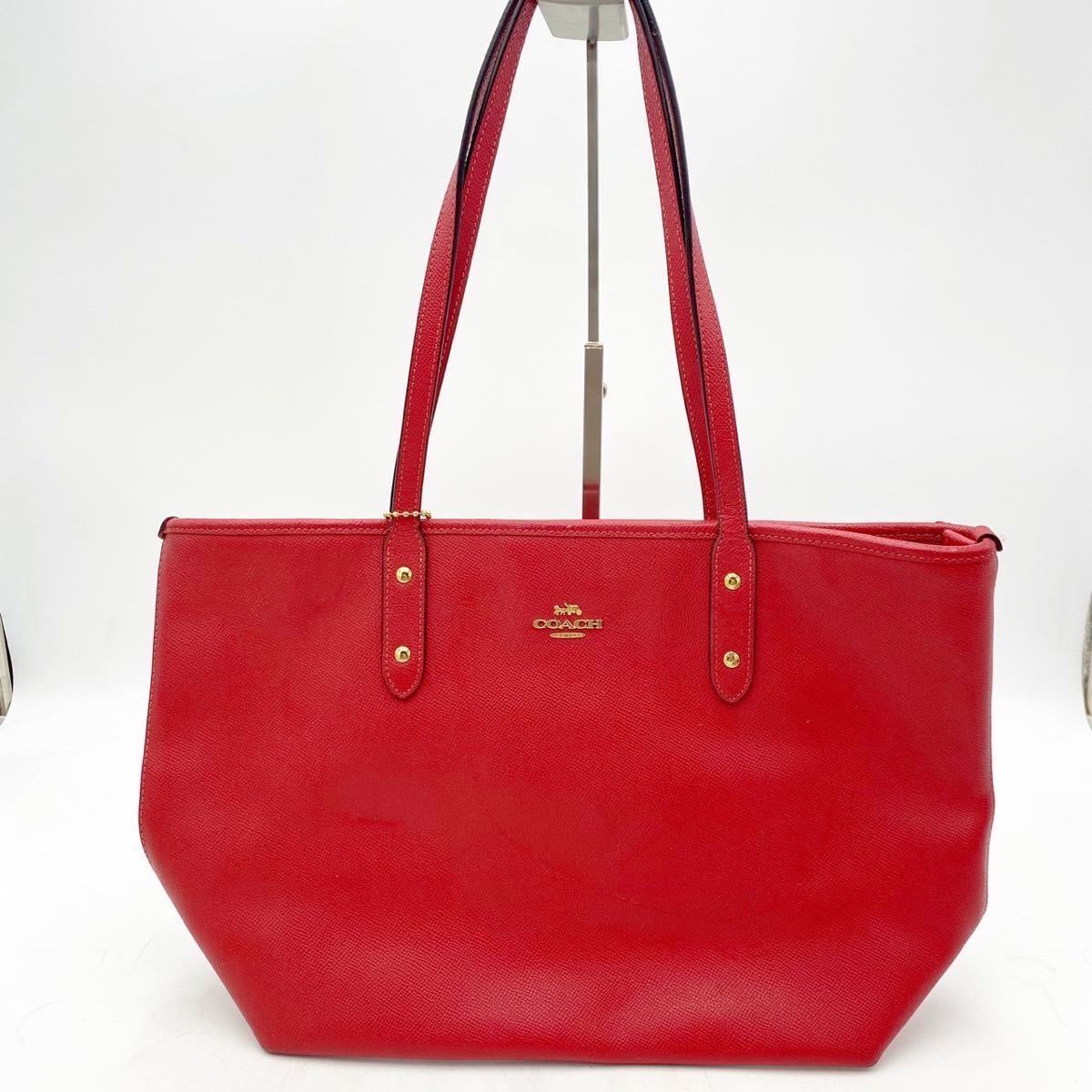 COACH コーチ バッグ 赤 小物入れ ポーチ ローファー 7点セット トート 